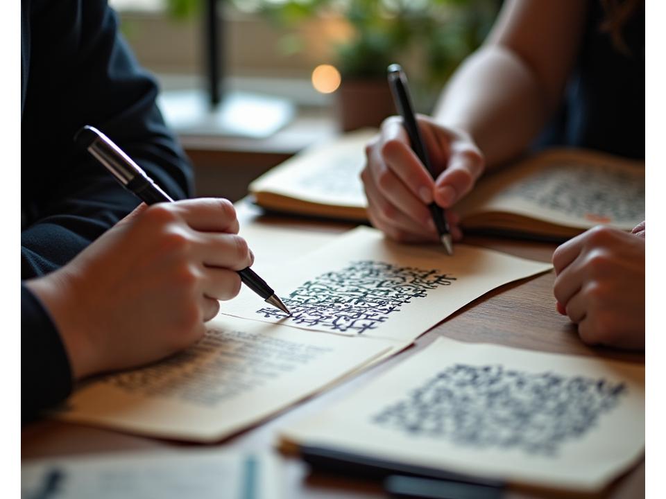 Tutoría privada de caligrafía personalizada